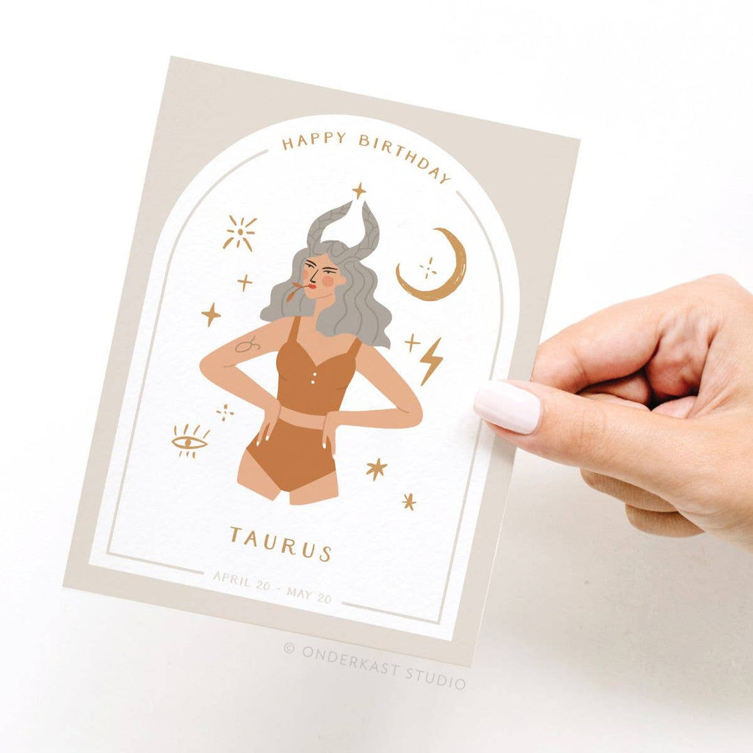 Birthday Card "Zodiac Taurus"