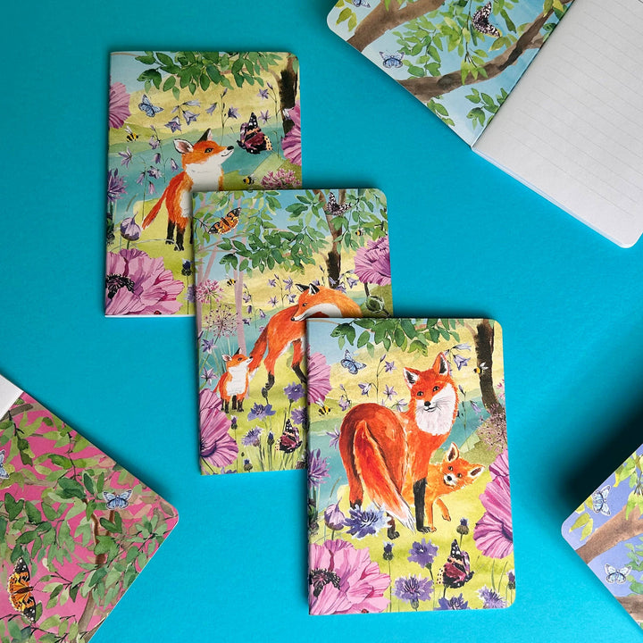 Mini Notebook Trio | Foxes