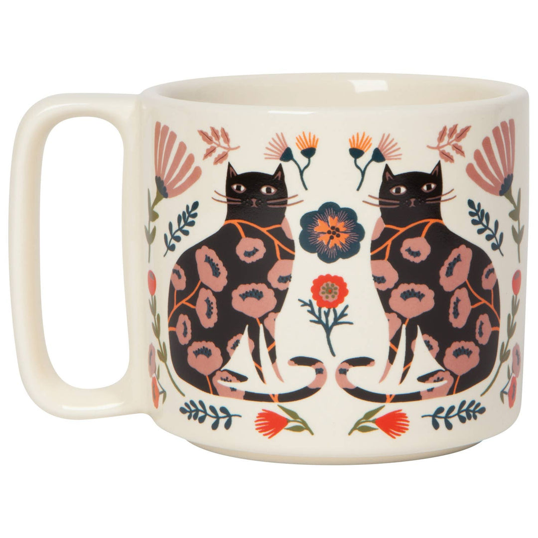 Mug | Cat Bloom White
