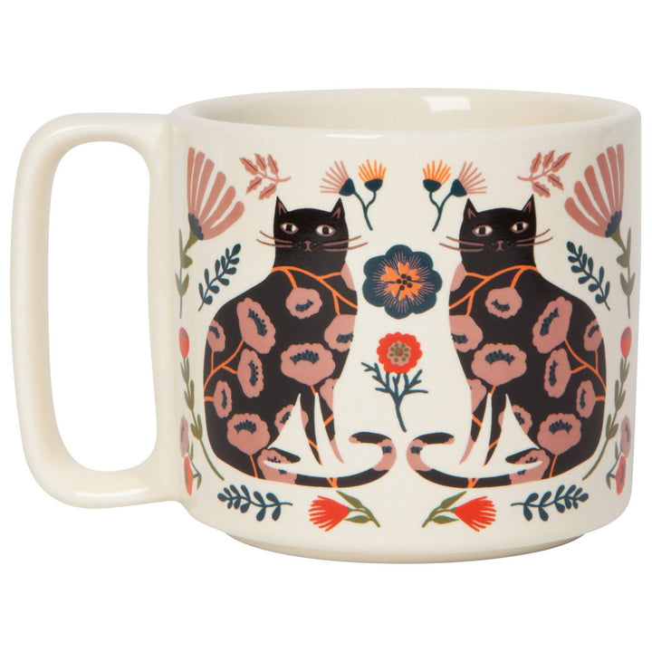 Mug | Cat Bloom White