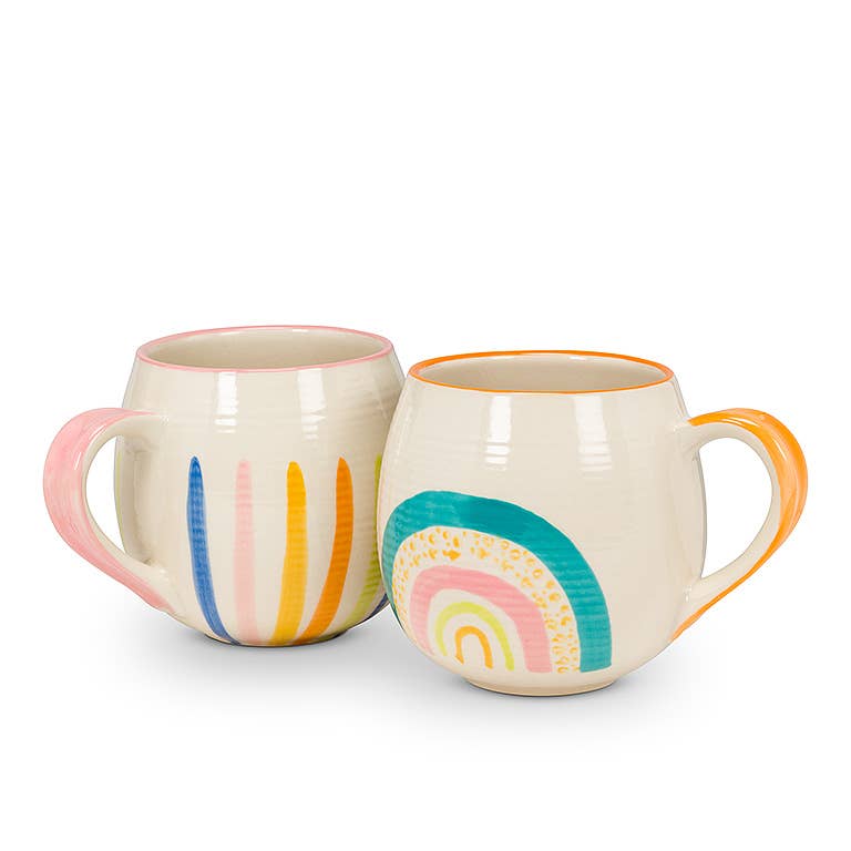 Ball Mug "Colorful Lines"