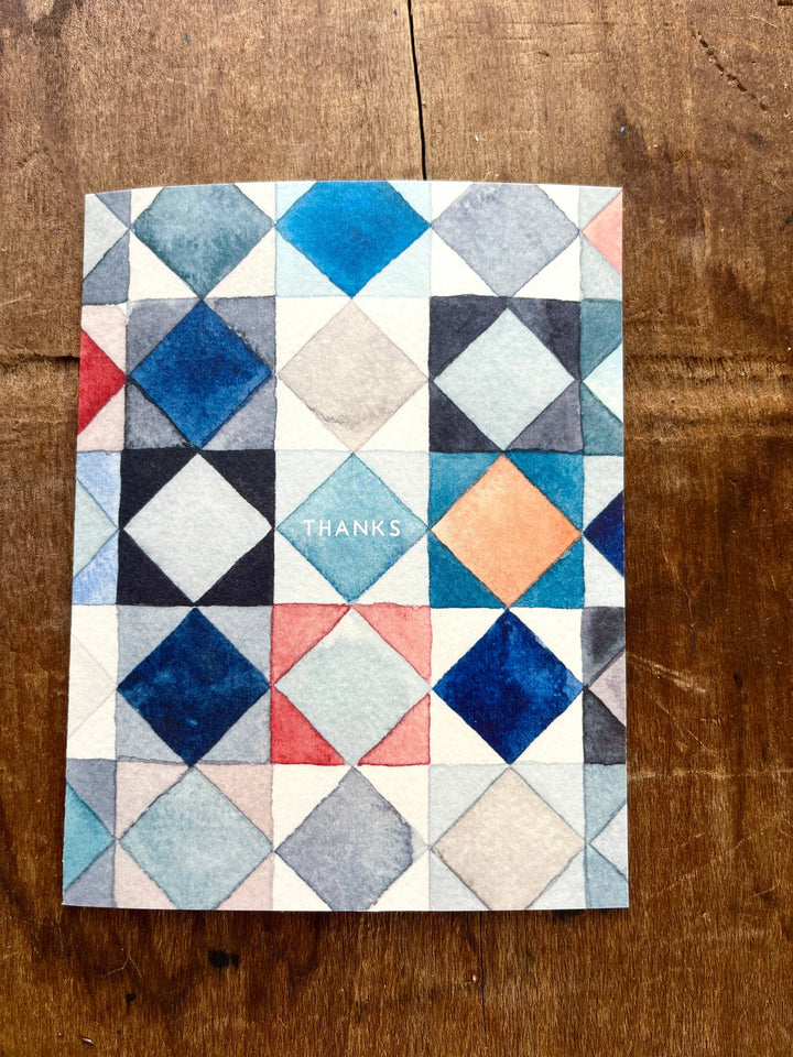 Boxed Thank You Cards "Quilt"