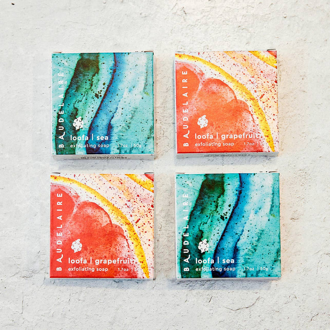 Baudelaire Loofa Guest Soaps