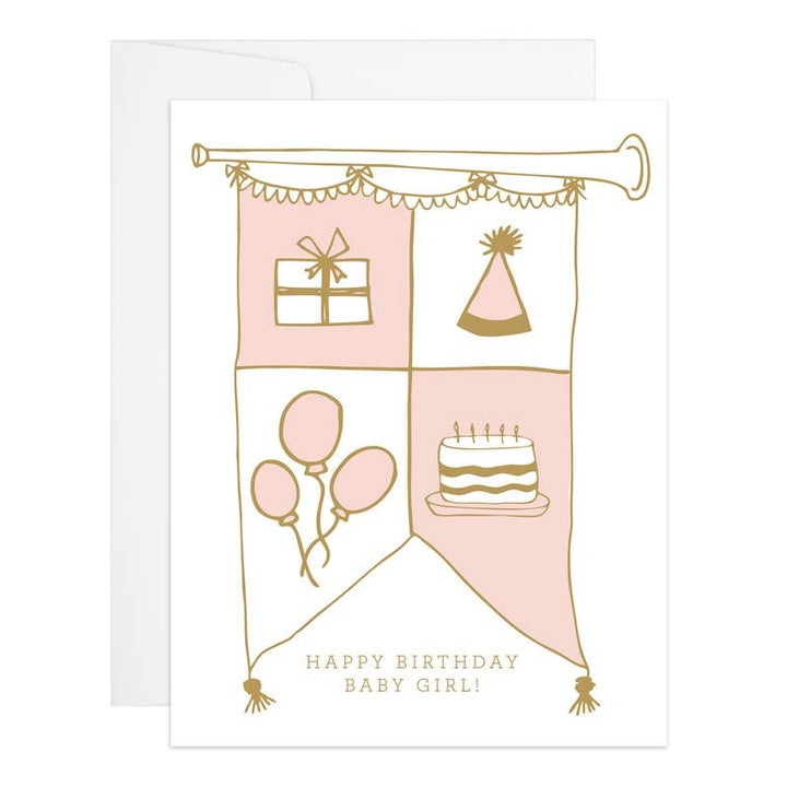 Birthday Card "Baby Girl" | Sale