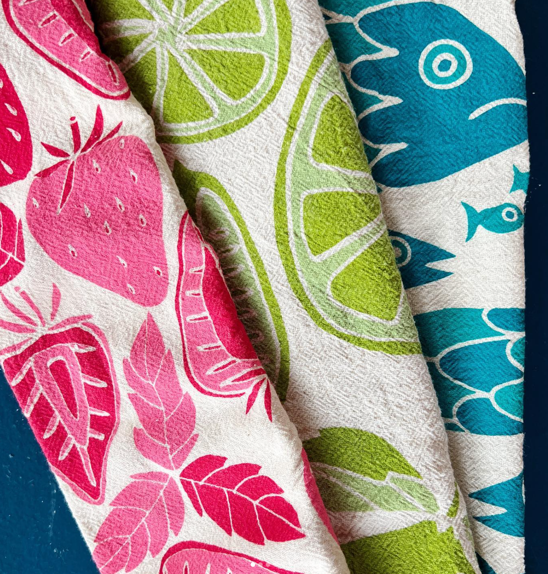 Tea Towel | Strawberries