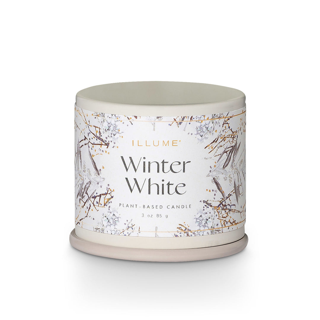 Illume Vanity Candle Tin | Demi Winter White