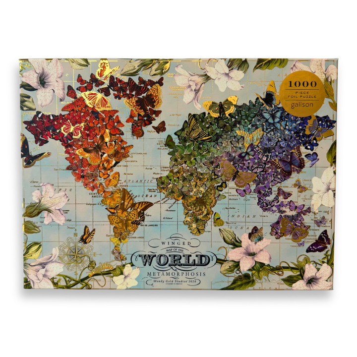 Puzzle | Winged Map of the World