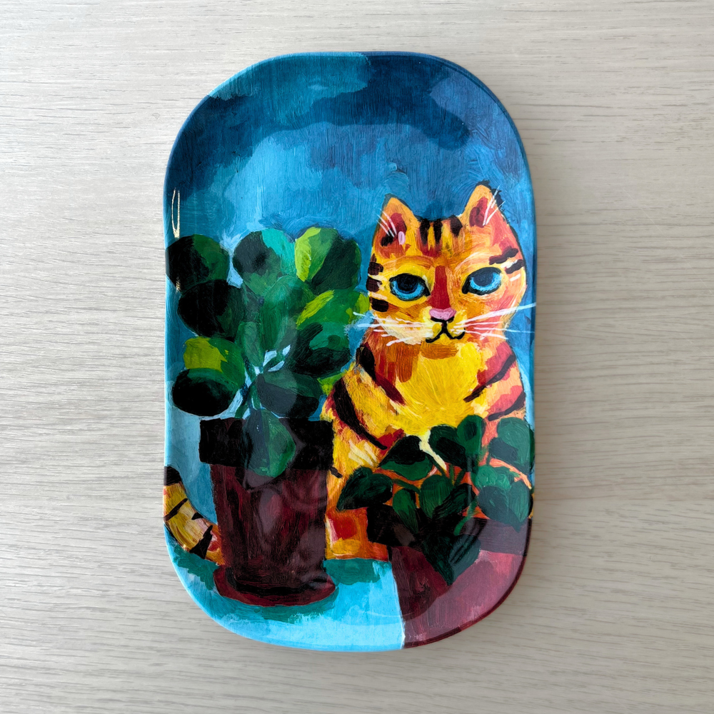 Cat Trinket Tray