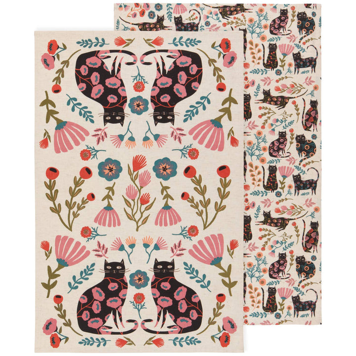 Dishtowels | Cat Bloom Set of 2