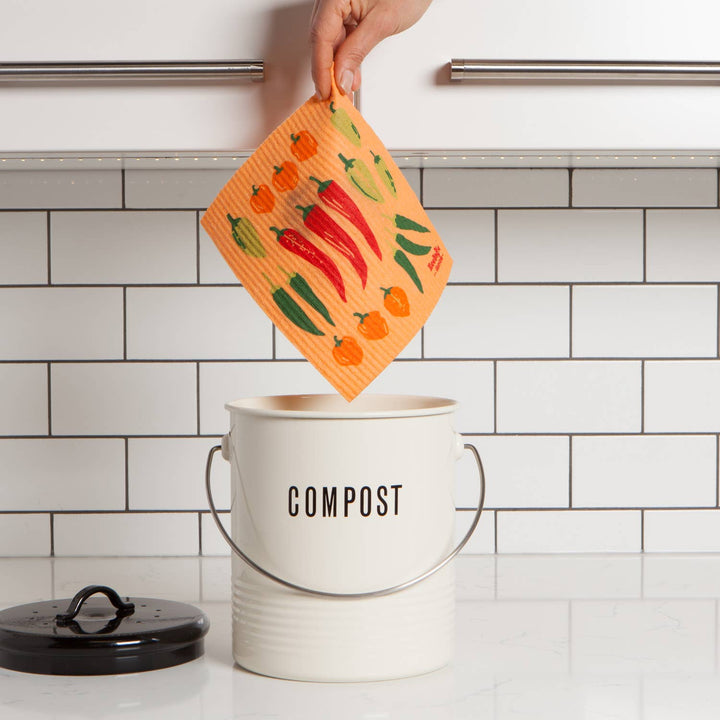 Swedish Dishcloth | Chili Peppers