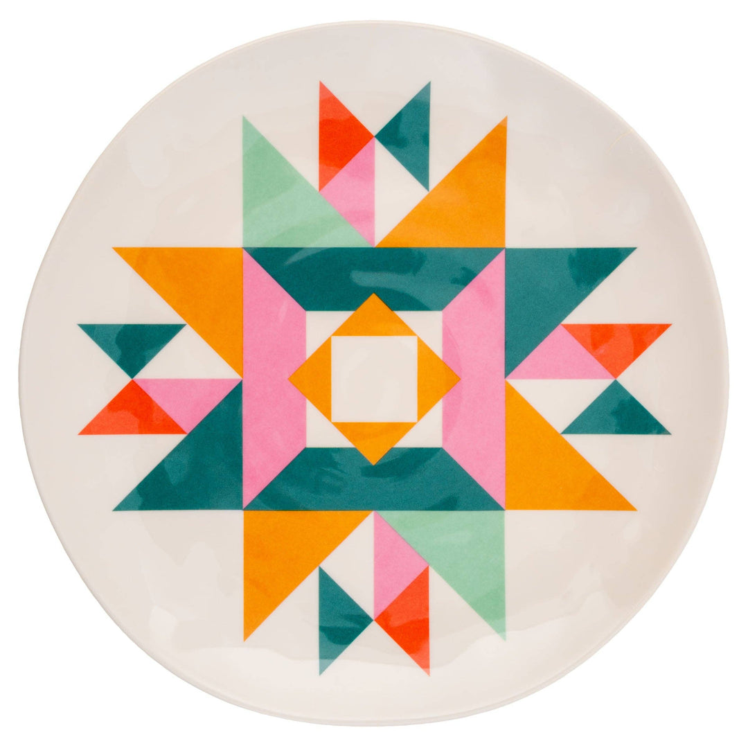 Quilt Books Melamine Salad Plates
