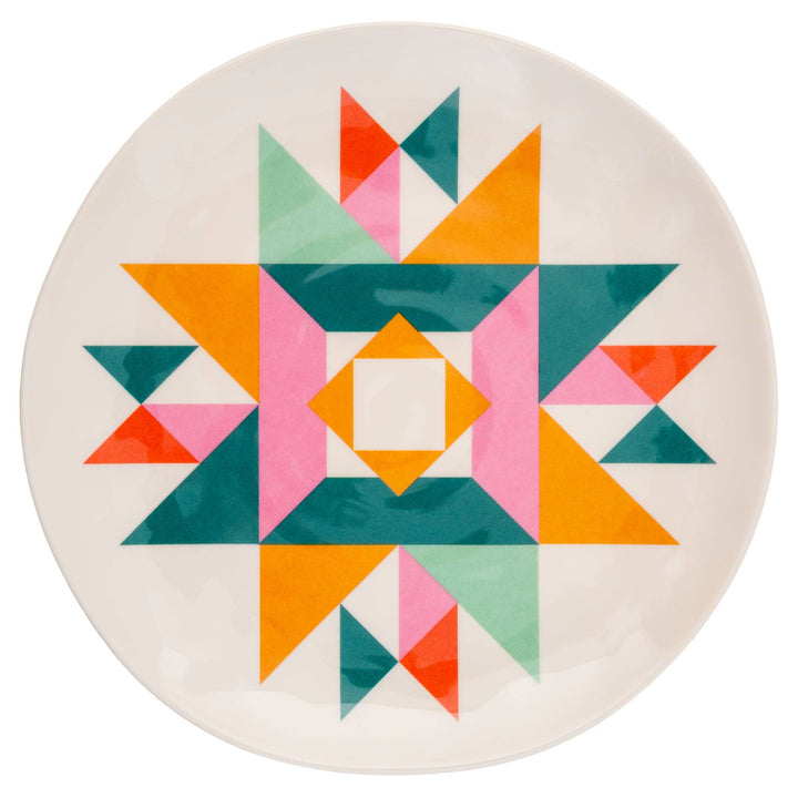 Quilt Books Melamine Salad Plates