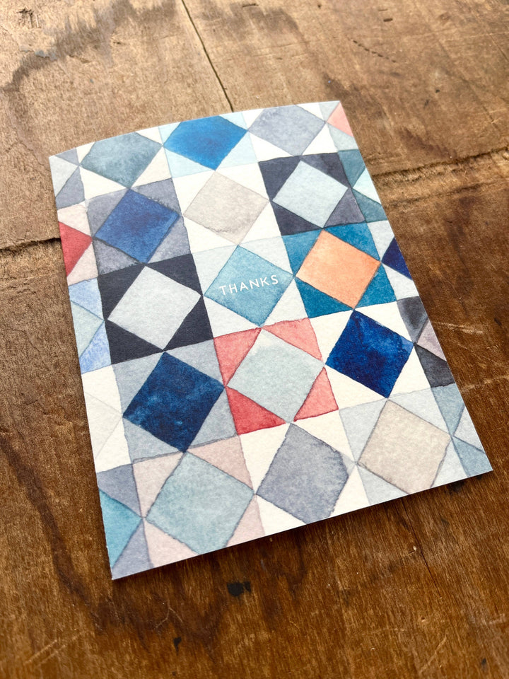 Boxed Thank You Cards "Quilt"