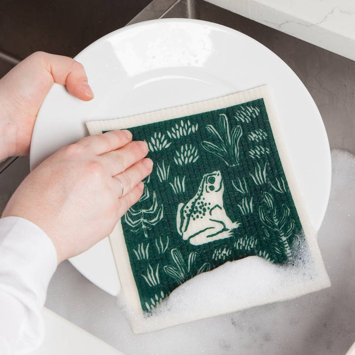 Swedish Dishcloth | Frogs