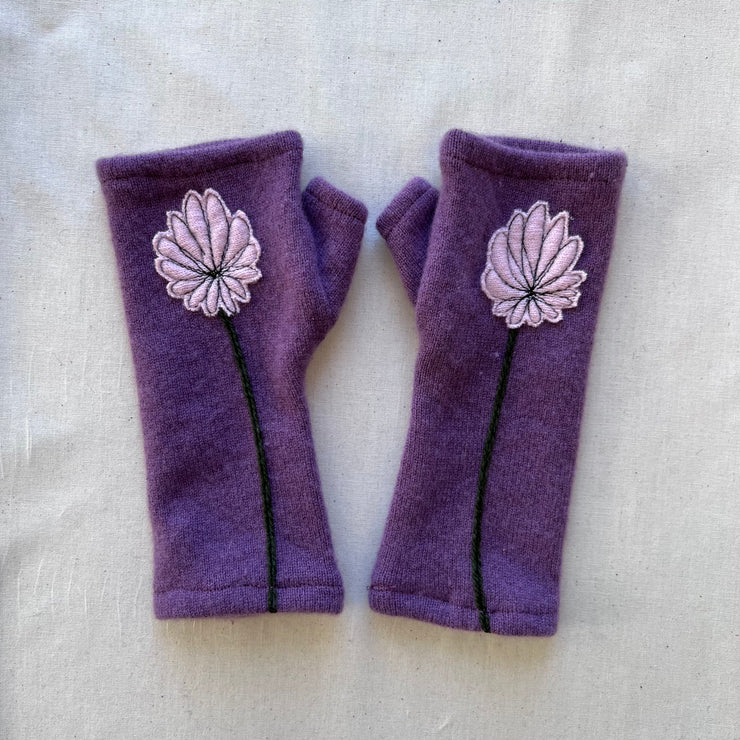 Fingerless Cashmere Gloves "Mum"