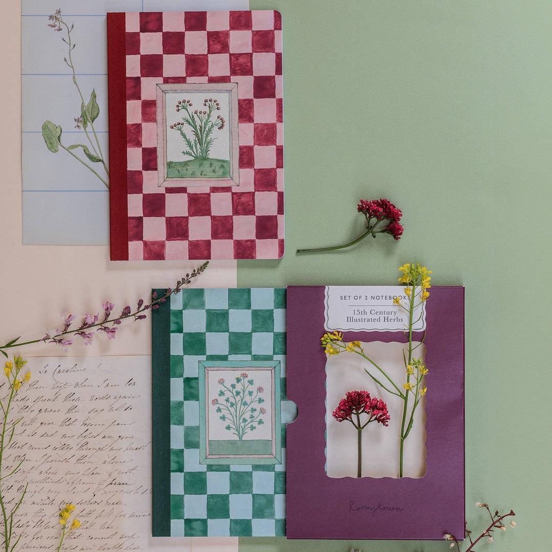 Notebook Set | 15th Century Illustrated Herbs
