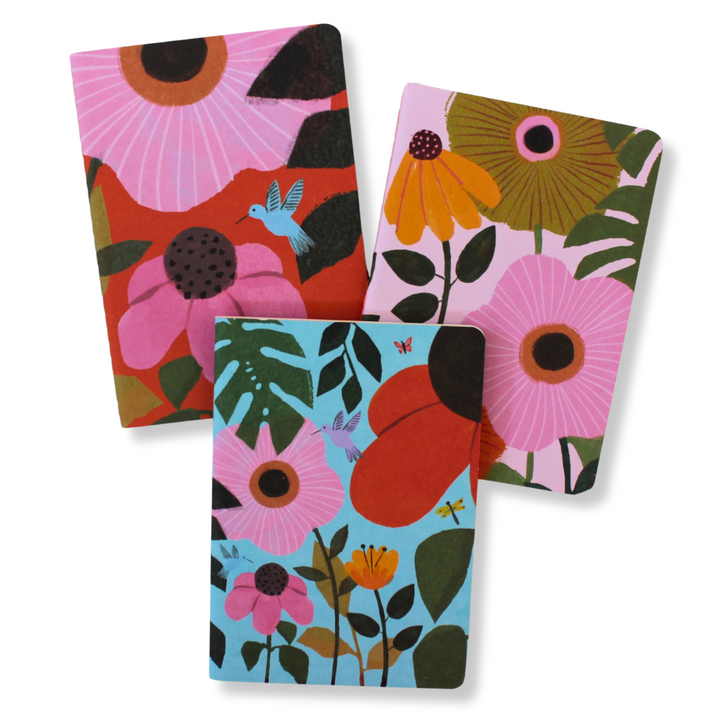 Mini Notebook Trio | Sunday Florals