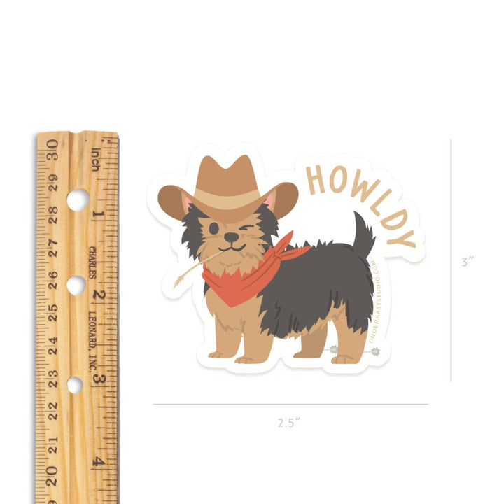 Sticker "Howldy Dog"