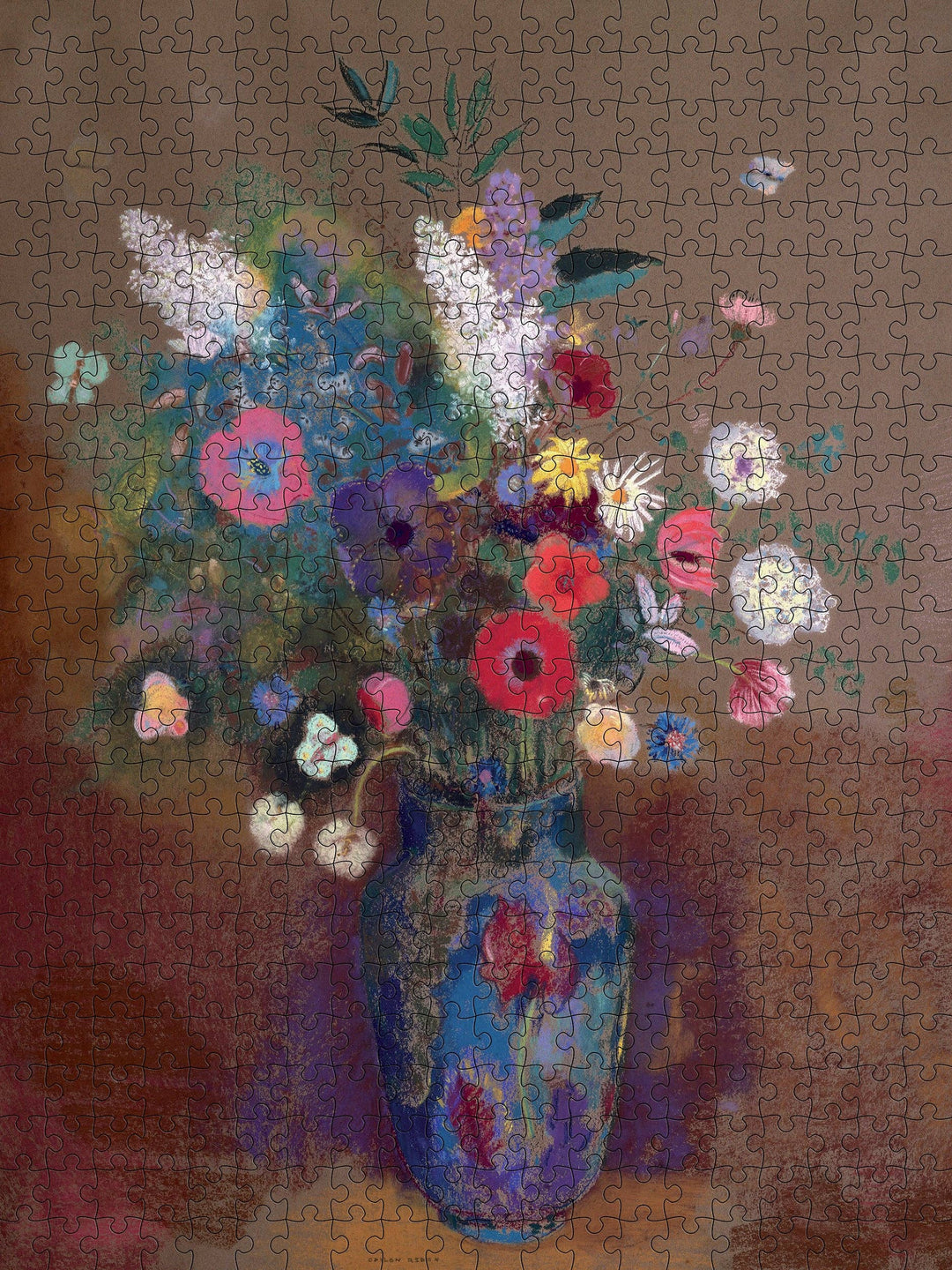 Puzzle | Odilon Redon: Bouquet of Flowers 500