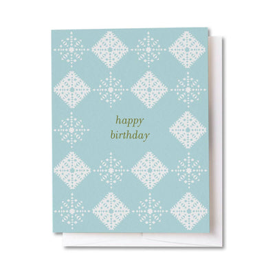Birthday Card "Snowflakes"