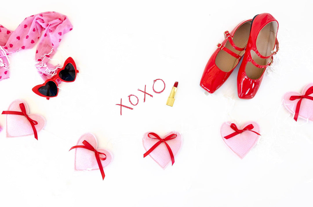 Garland | Pink Felt Heart Banner
