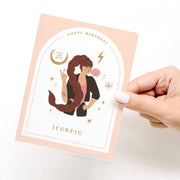 Birthday Card "Zodiac Scorpio"
