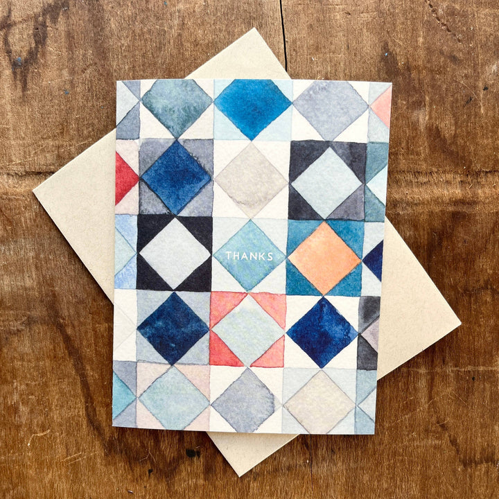 Boxed Thank You Cards "Quilt"