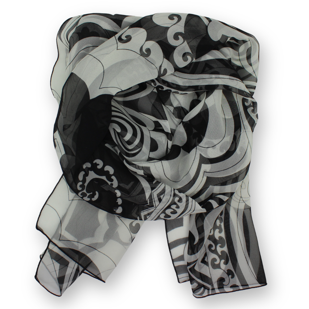 Silk Chiffon Scarf