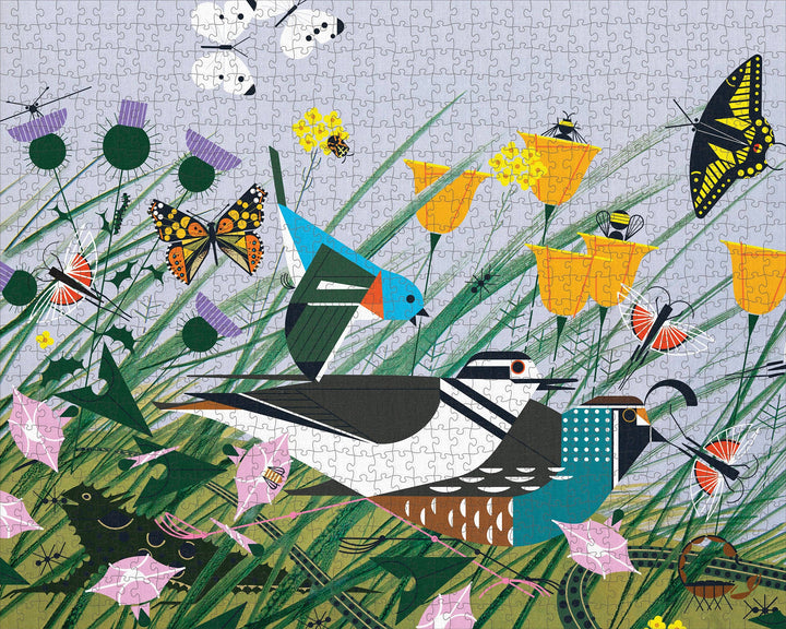Puzzle | Charley Harper: Once There Was a Field 1000