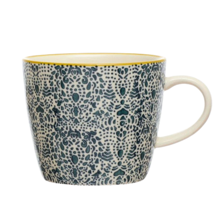 Mugs | Hand-Stamped Stoneware