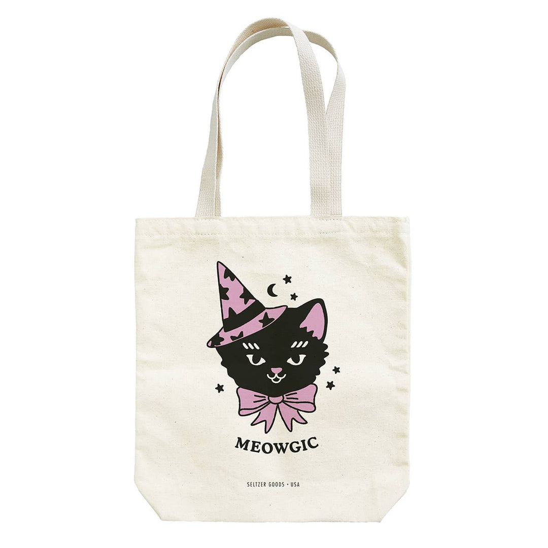 Tote Bag | Meowgic Black Cat