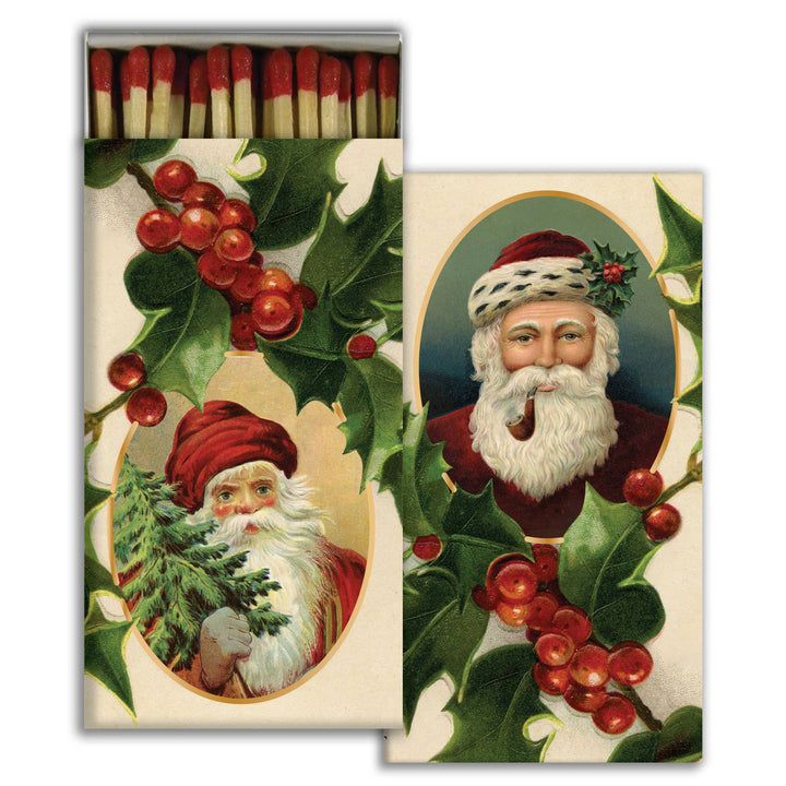 Matches - Santa And Holly
