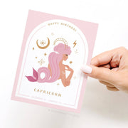Birthday Card "Zodiac Carpricorn"
