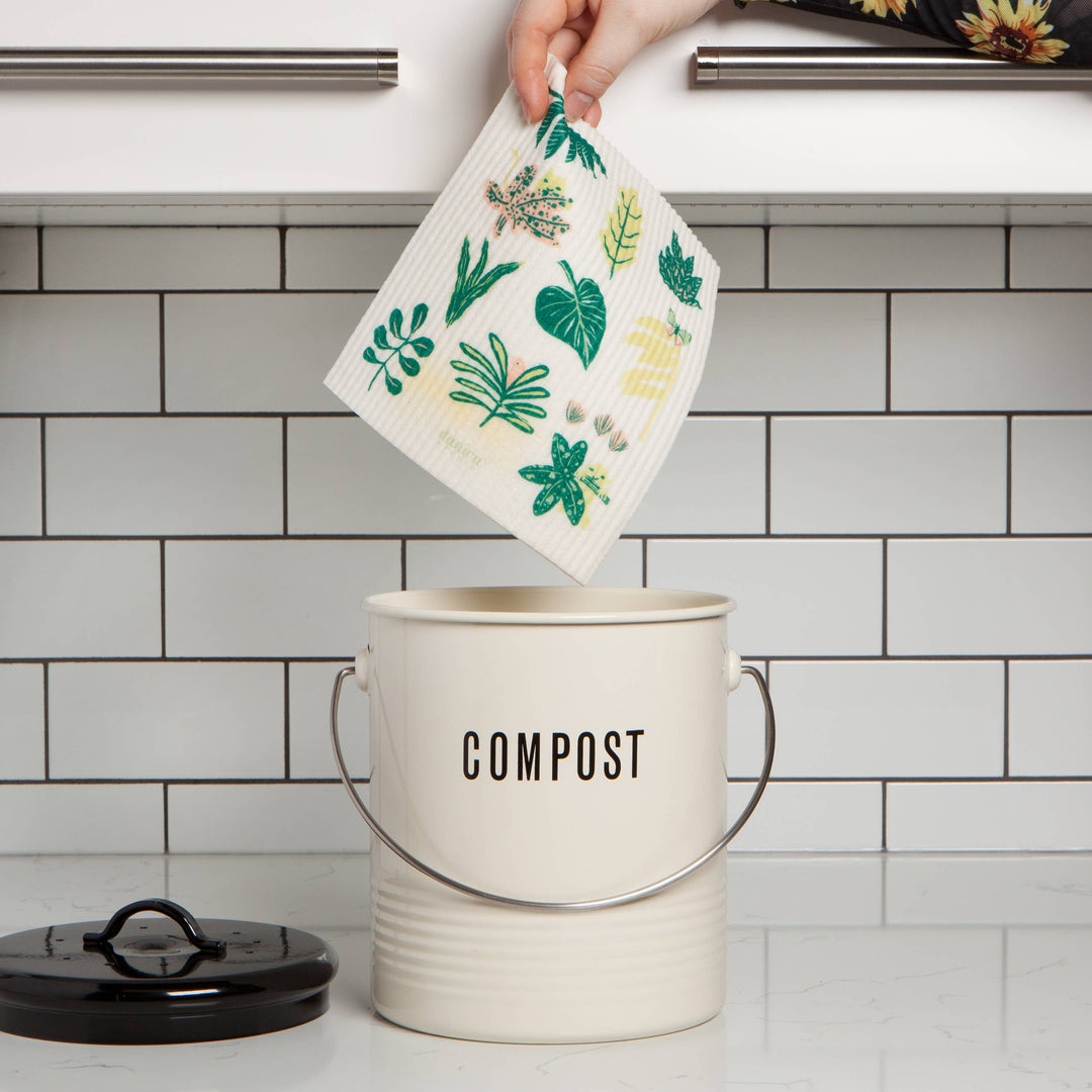 Swedish Dish Towel "Succulents"