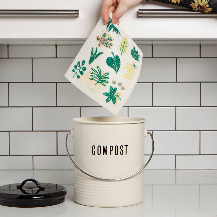 Swedish Dish Towel "Succulents"