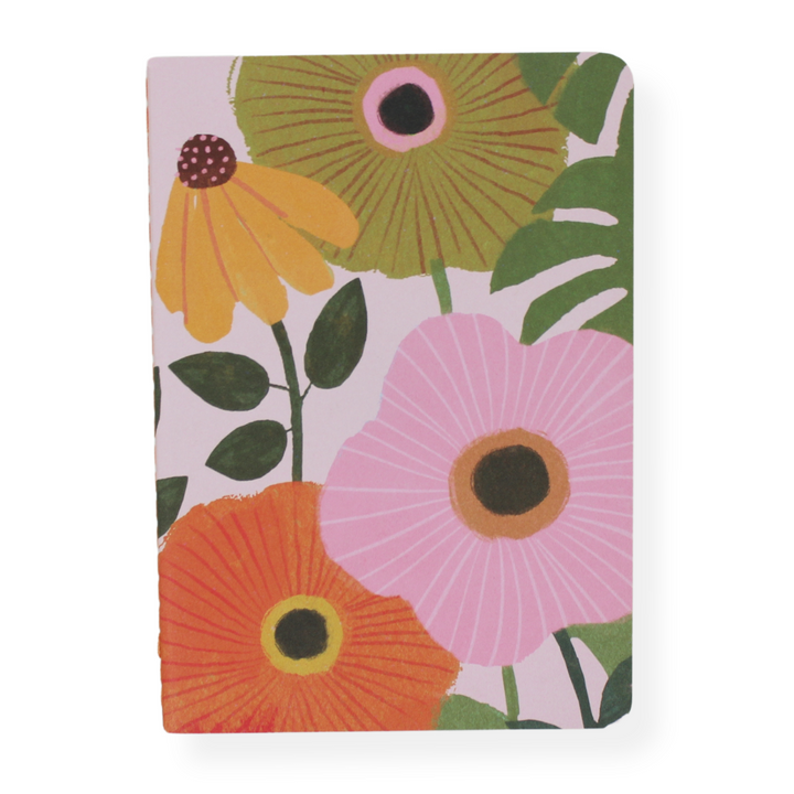 Mini Notebook | Pink Flowers