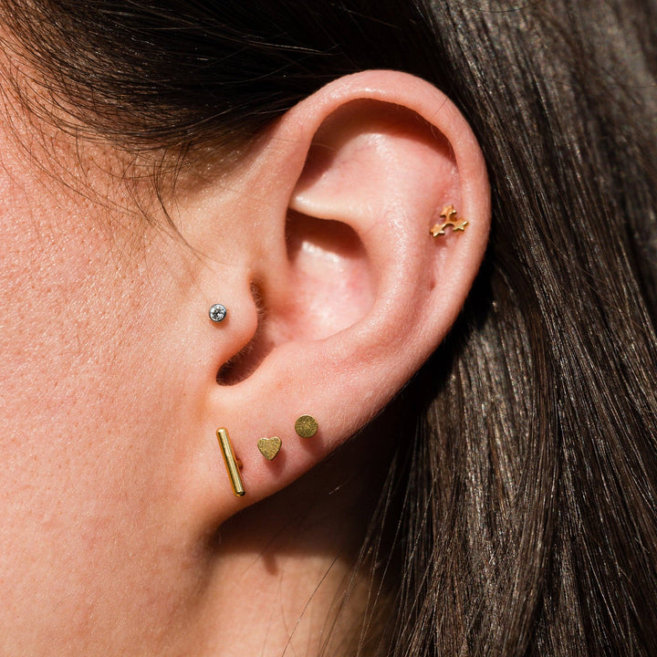 Post Earrings | Flat Backs 14k