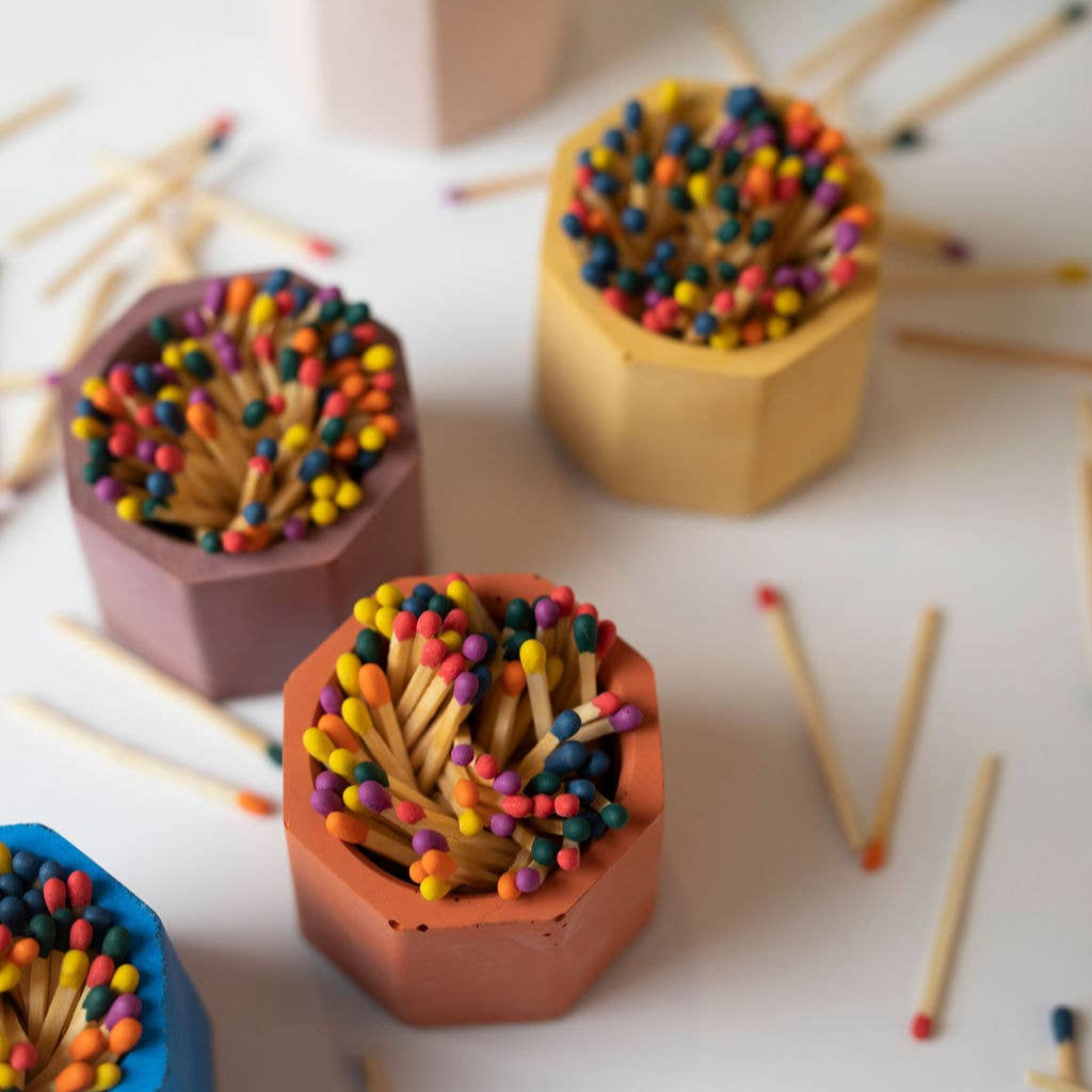 Original Match Holder w/ Rainbow Matches