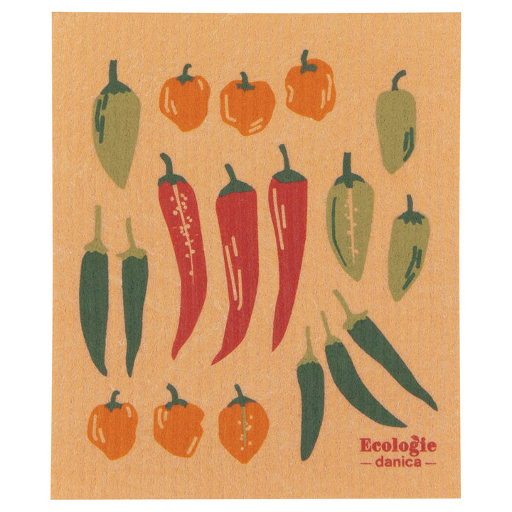 Swedish Dishcloth | Chili Peppers