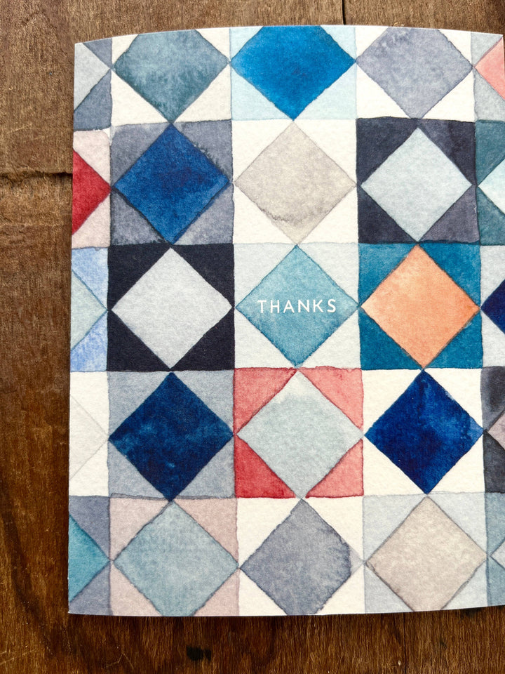 Boxed Thank You Cards "Quilt"