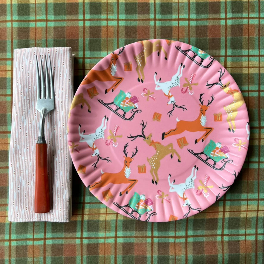 Melamine "Paper" Plates | Christmas