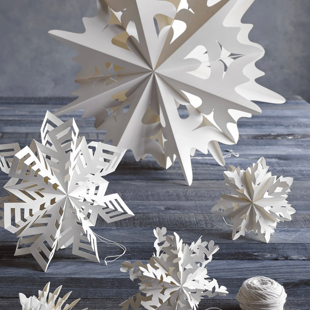 Paper Hanging Snowflakes