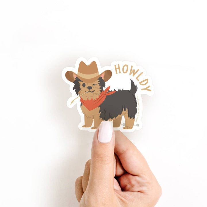 Sticker "Howldy Dog"