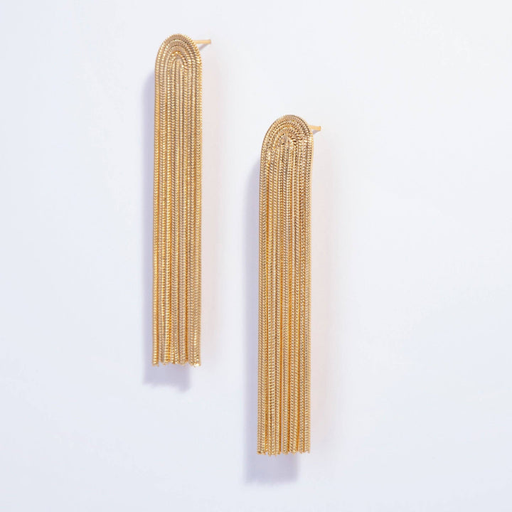 Earrings | 18k Gold Tassel