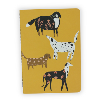 Mini Notebook | Dogs on Mustard