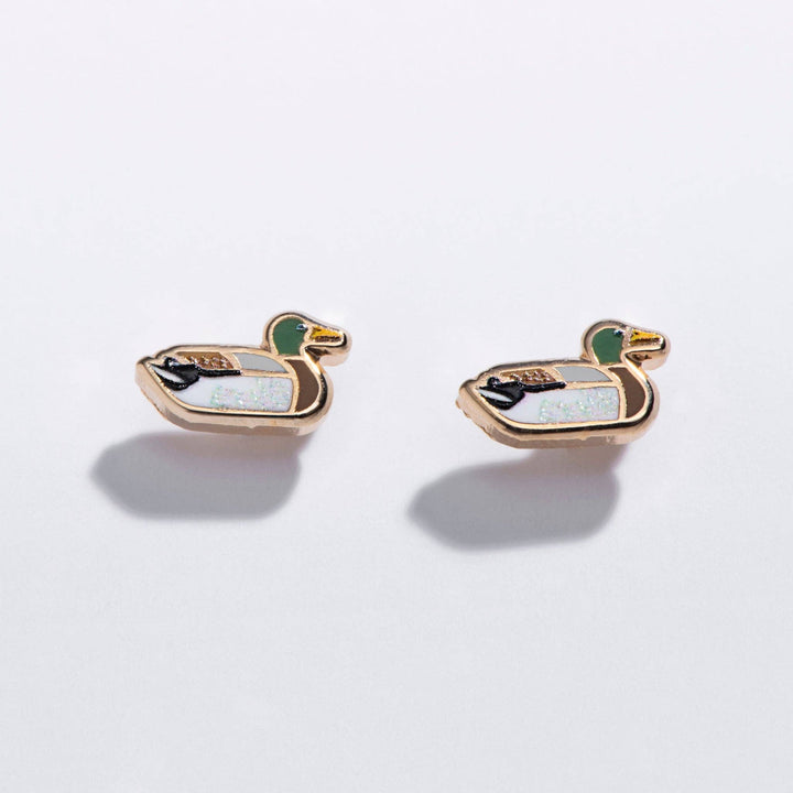 Post Earrings | Ducks