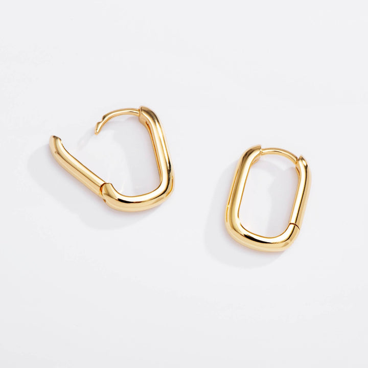 Earrings | U-Shaped Huggie Hoops