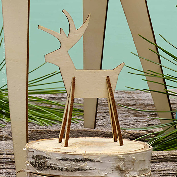 Birch Reindeer Set