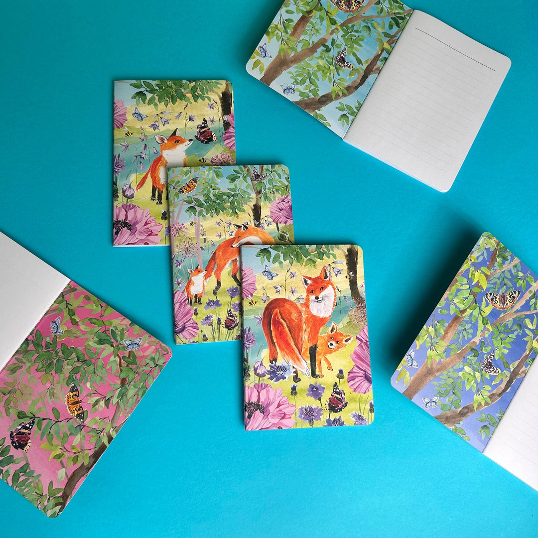 Mini Notebook Trio | Foxes