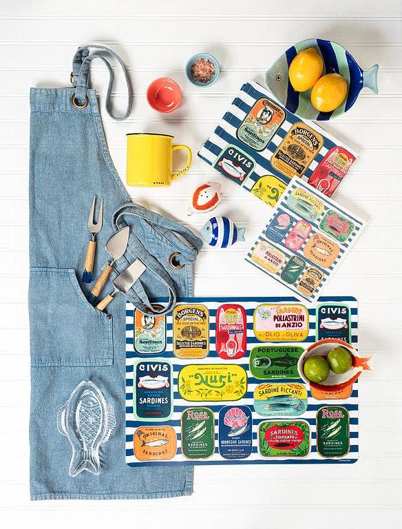 Swedish Dishcloth | Sardine Tins